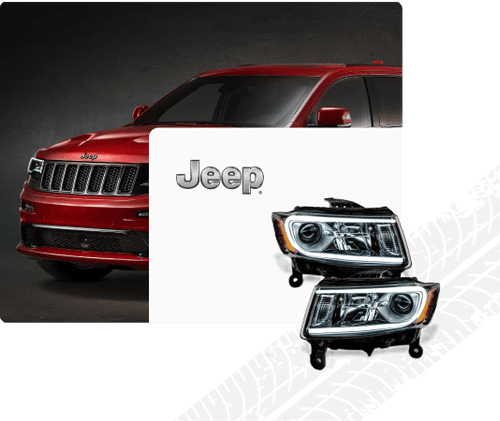 Used Jeep Headlight Assembly Summary Image