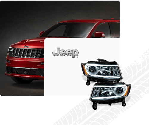 Used Jeep Headlight Assembly Summary Image