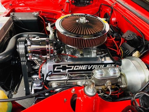 Chevy used engine inside a car