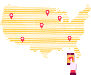 Connected network of salvage yards across the United States