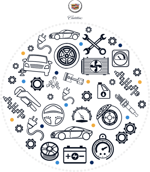 genuine OEM used parts for Cadillac