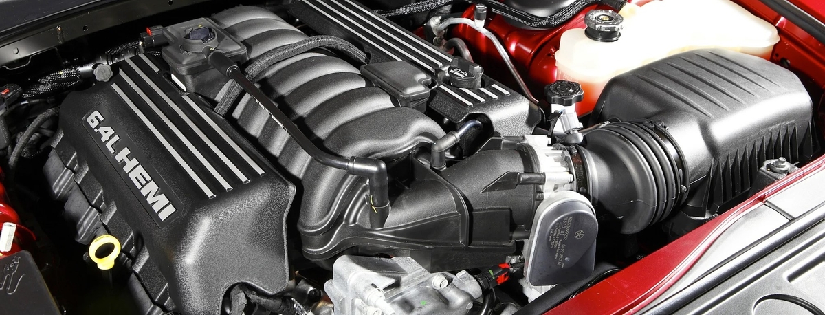 Chrysler Car Engine in the hood