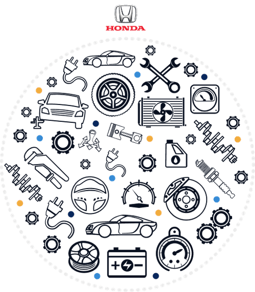Genuine OEM used parts for Honda