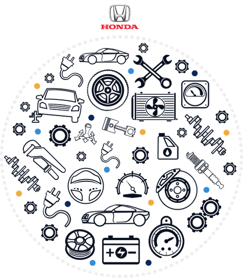 Genuine OEM used parts for Honda