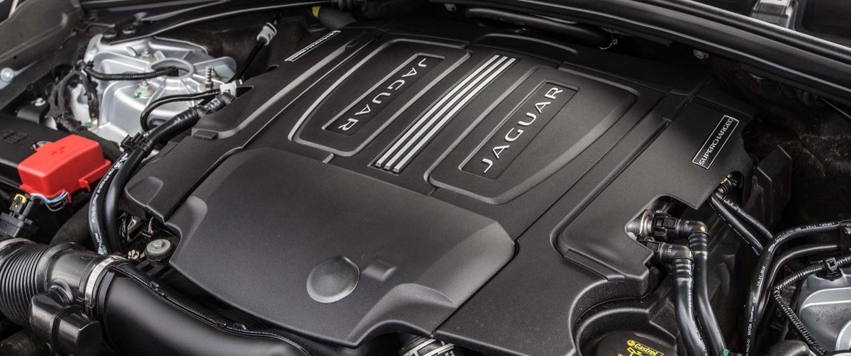 Jaguar Inside hood