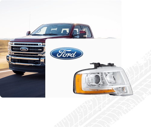 Used Ford Headlight Assembly Summary Image